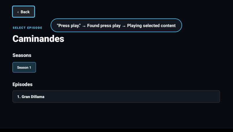 Voice Navigation TV – screenshot 3