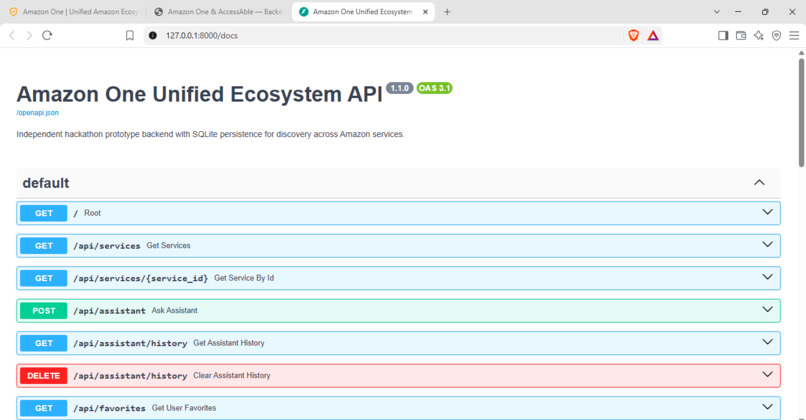 Amazon One – screenshot 1