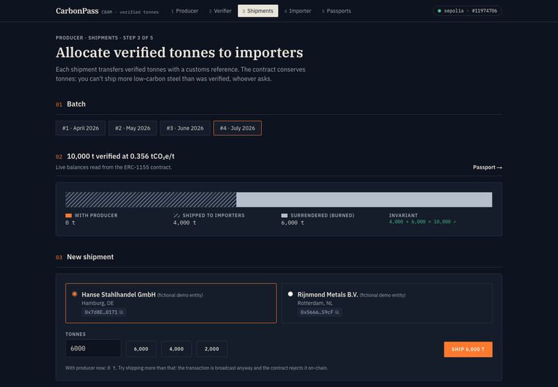 CarbonPass – screenshot 2