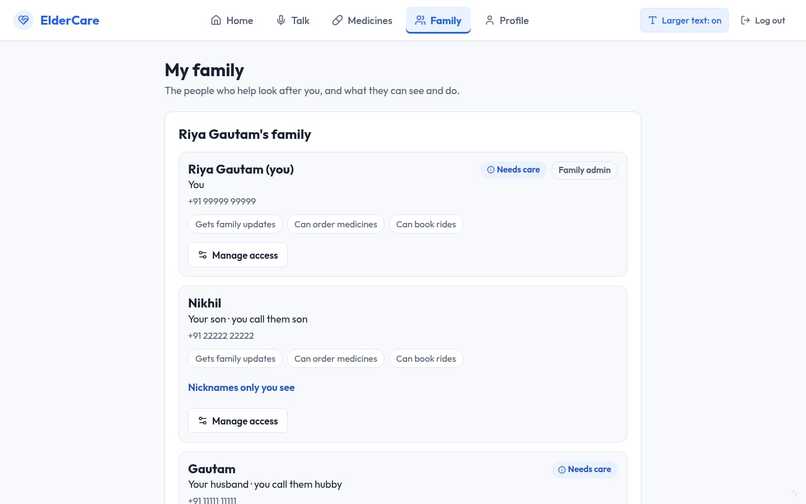 ElderCare  – screenshot 6