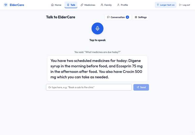 ElderCare  – screenshot 5