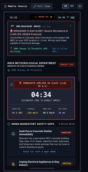 VAJRA - Multimodal Convective Nowcasting Intelligence – screenshot 1
