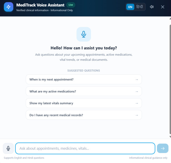MediTrack – screenshot 1