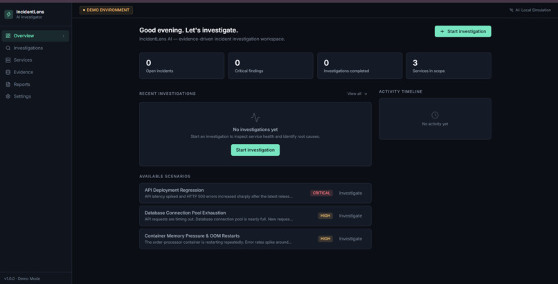 IncidentLens AI – screenshot 2