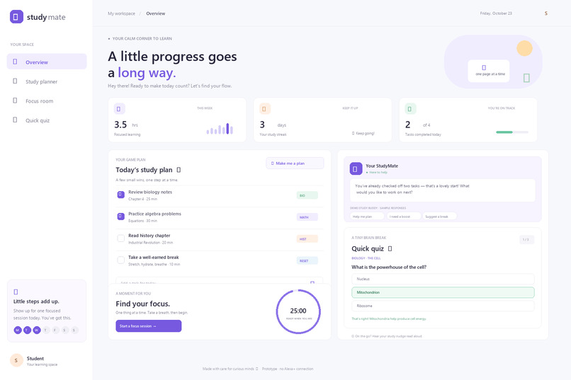 StudyMate AI – Your Intelligent Student Assistant – screenshot 3