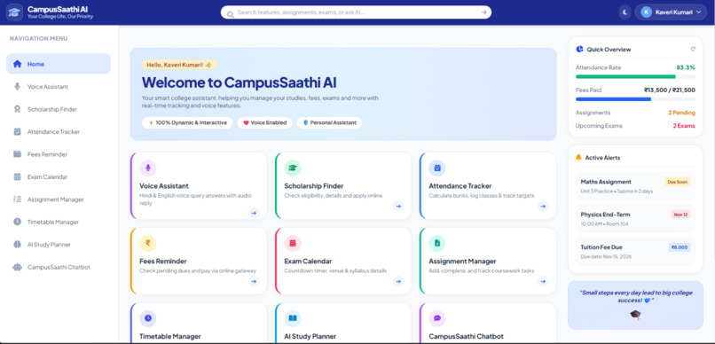 CampusSaathi AI – screenshot 1
