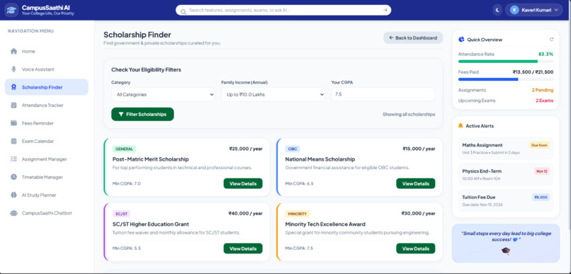 CampusSaathi AI – screenshot 3