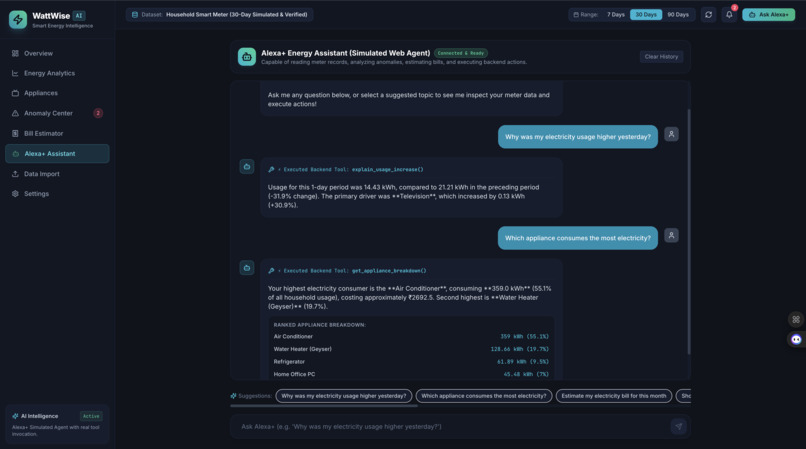 WattWise AI – screenshot 3