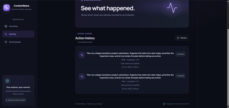 ContextWeave – screenshot 2