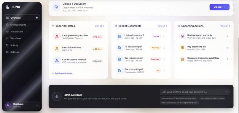 Luna - From Documents to Action – screenshot 2