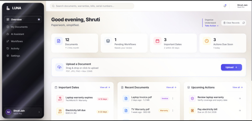 Luna - From Documents to Action – screenshot 1