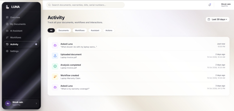 Luna - From Documents to Action – screenshot 6