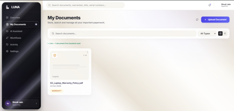 Luna - From Documents to Action – screenshot 3