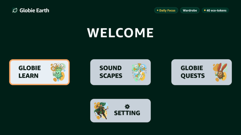 Globie Earth MCP for Alexa+ Skills and TV App  – screenshot 1