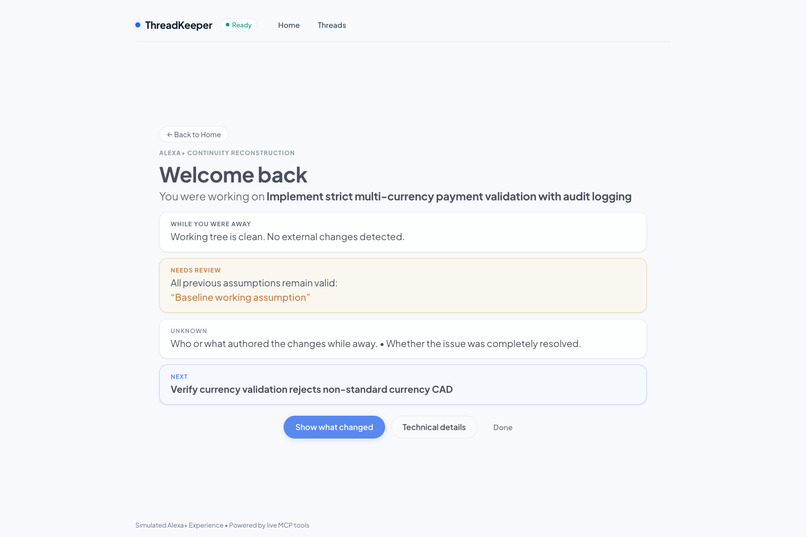 ThreadKeeper – screenshot 2