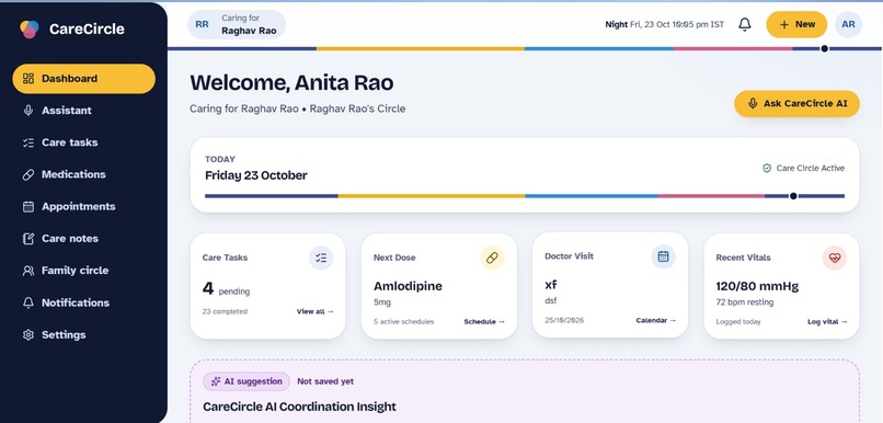 CareCirlce AI – screenshot 2