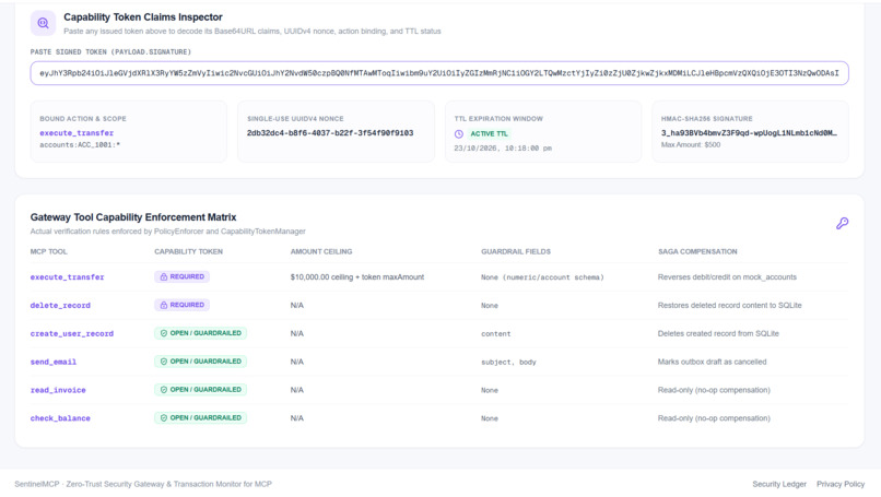 SentinelMCP – screenshot 6