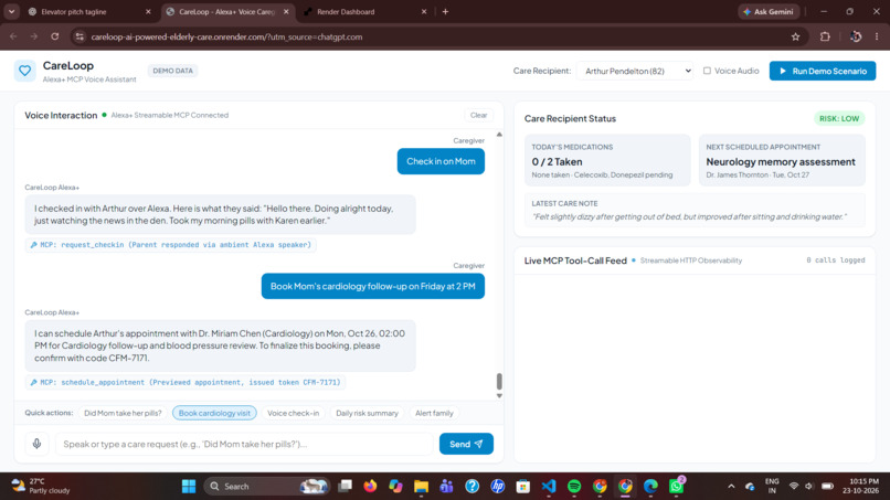 CareLoop-AI-Powered-Elderly-Care-Assistant – screenshot 5