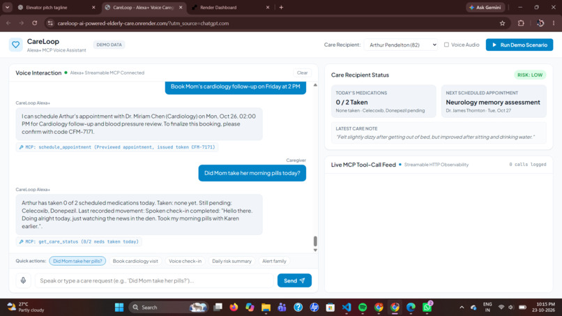 CareLoop-AI-Powered-Elderly-Care-Assistant – screenshot 6