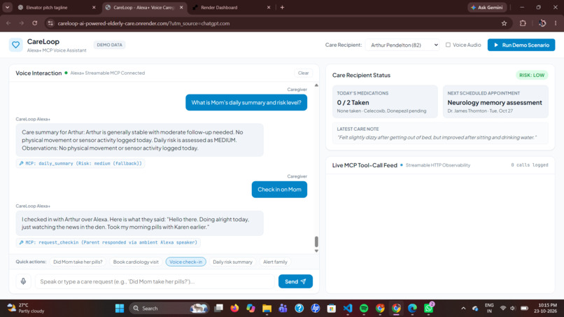 CareLoop-AI-Powered-Elderly-Care-Assistant – screenshot 8