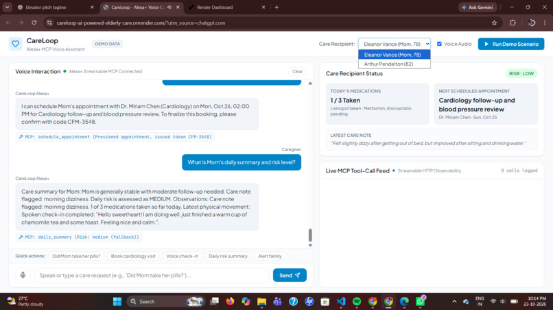 CareLoop-AI-Powered-Elderly-Care-Assistant – screenshot 9