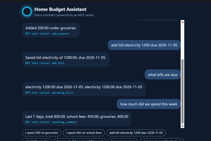 Alexa BudgetMate – screenshot 3