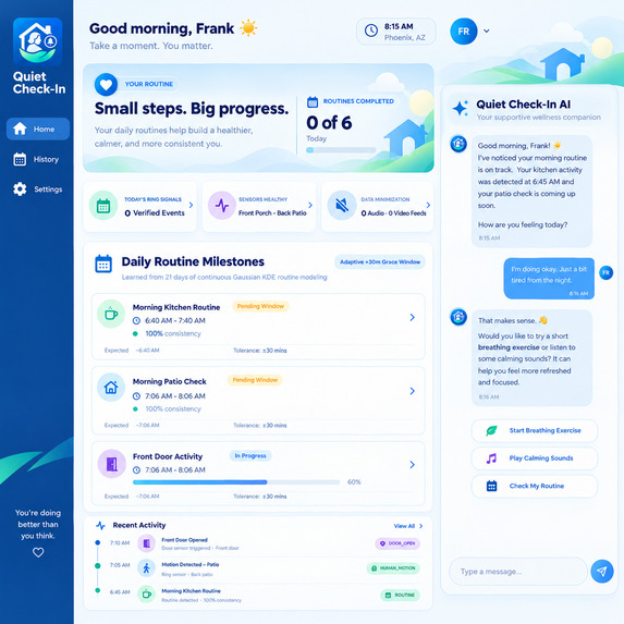 Quiet Check-In – screenshot 4