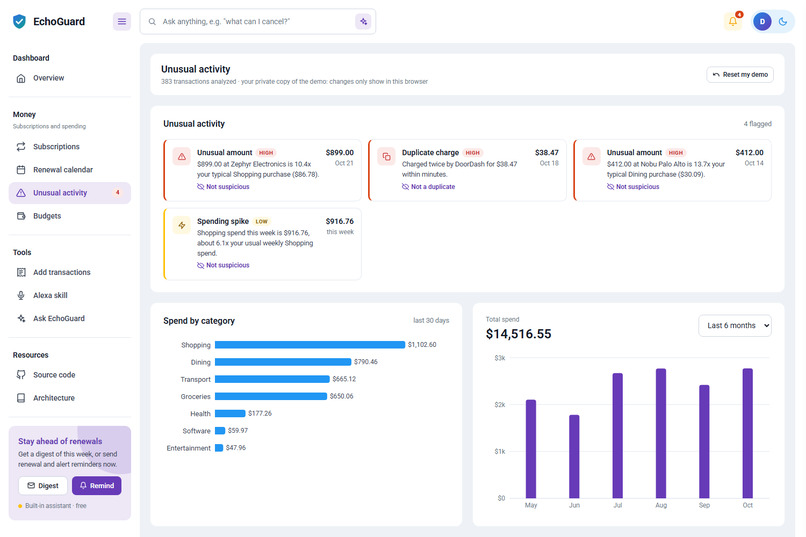 EchoGuard – screenshot 1