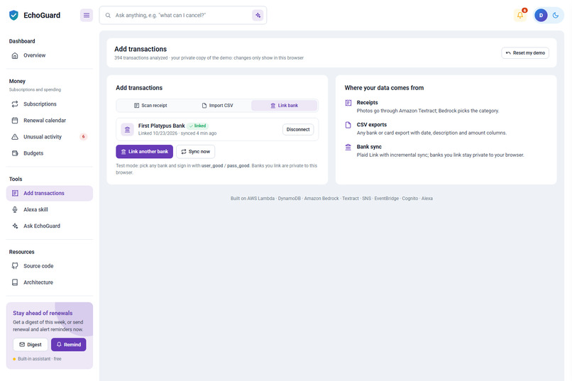 EchoGuard – screenshot 2