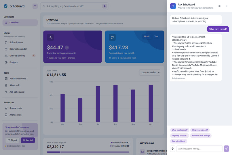 EchoGuard – screenshot 3