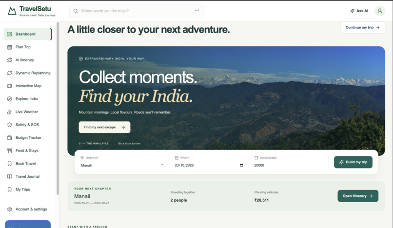 Travel Setu – screenshot 1