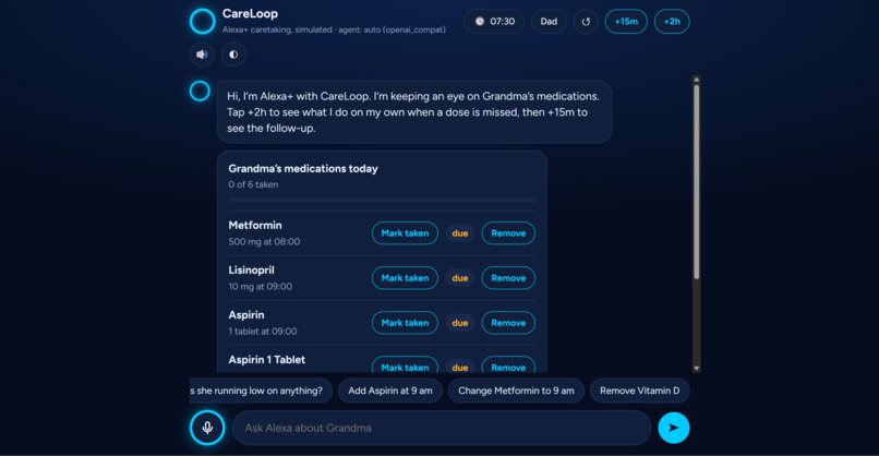 CareLoop: The AI Caregiving Companion – screenshot 1