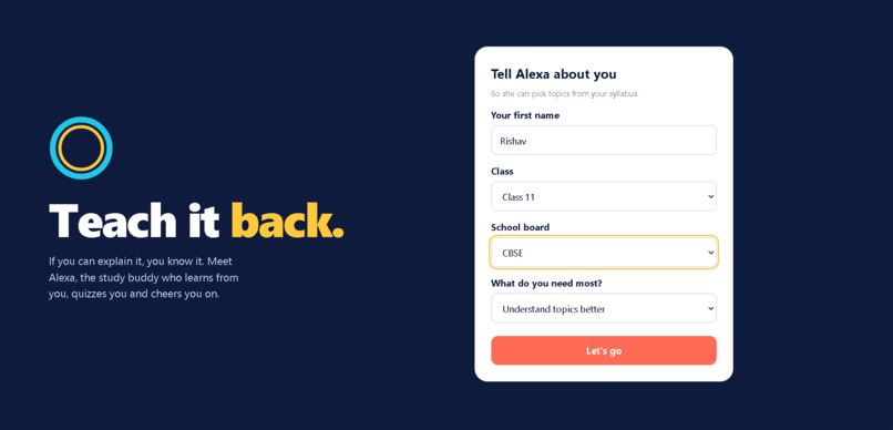 teach-me-alexa – screenshot 1