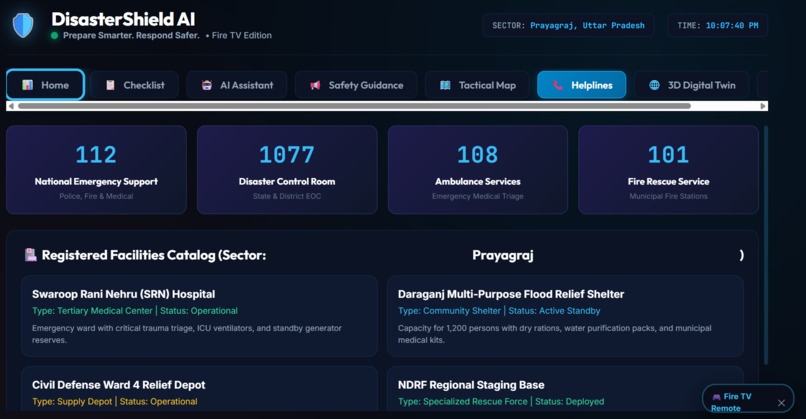 DisasterShield AI — Fire TV Edition – screenshot 5