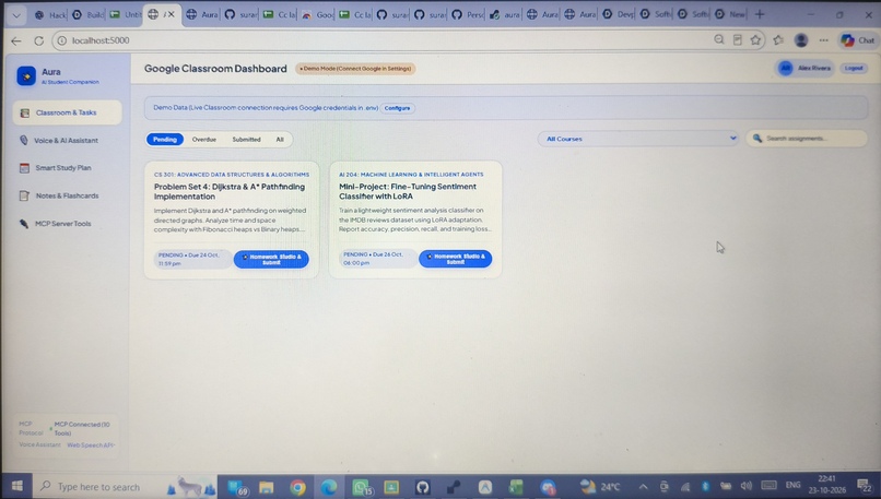 Aura AI Student Assistant – screenshot 1