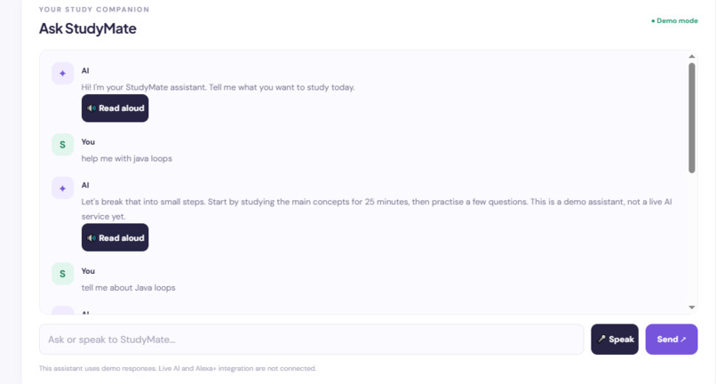 StudyMate AI – screenshot 2