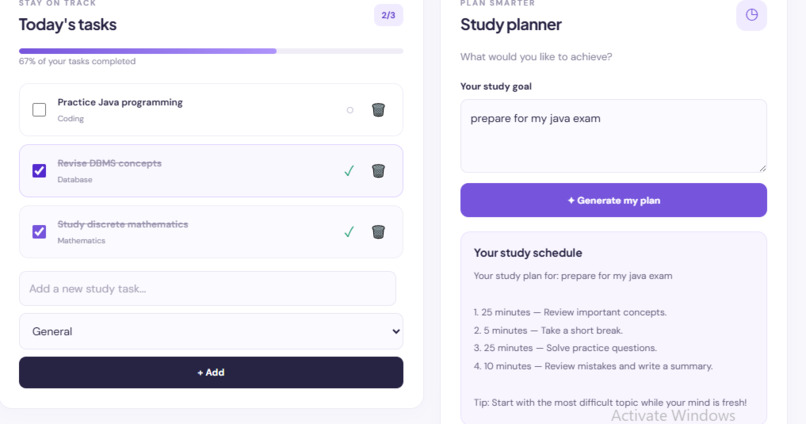 StudyMate AI – screenshot 3
