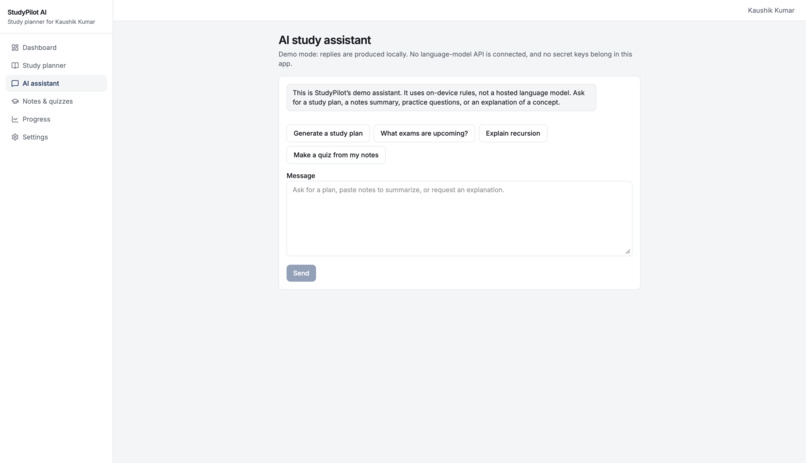 StudyPilot-AI – screenshot 5