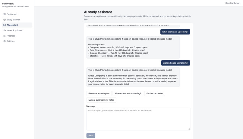 StudyPilot-AI – screenshot 7