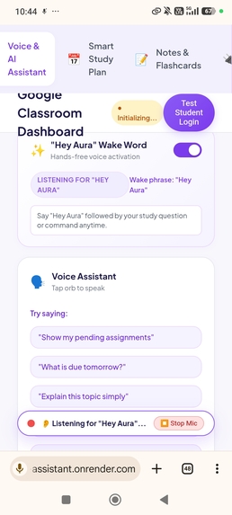 Aura AI Student Assistant – screenshot 4