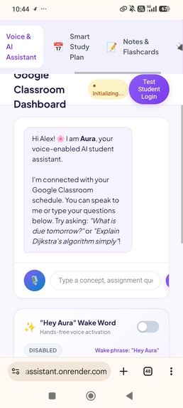Aura AI Student Assistant – screenshot 3