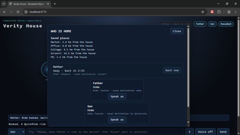 Verity - Trustworthy Household Action Agent – screenshot 2