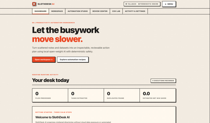 SlothDesk AI – screenshot 2