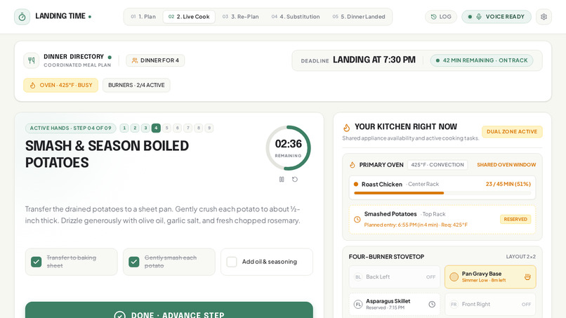 Landing Time: Multi-Dish Kitchen Engine – screenshot 2