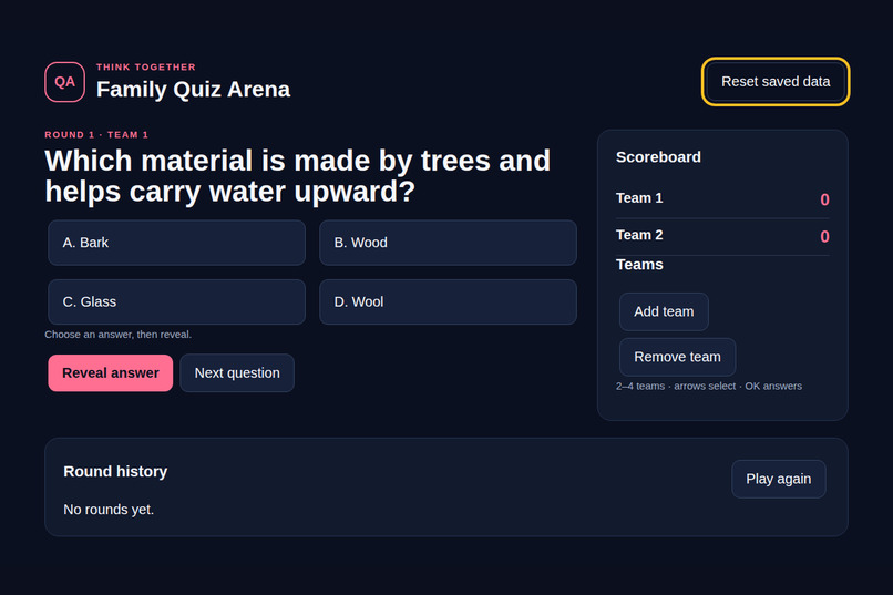 Family Quiz Arena – screenshot 1