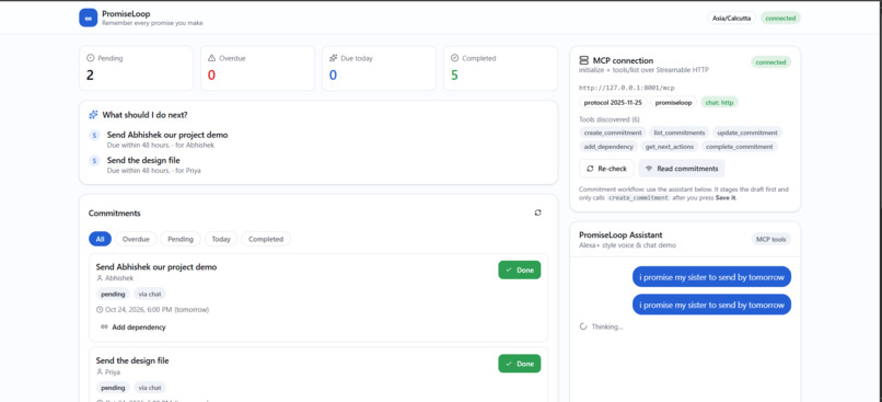 PromiseLoop – screenshot 1