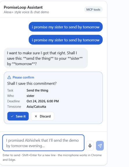 PromiseLoop – screenshot 2