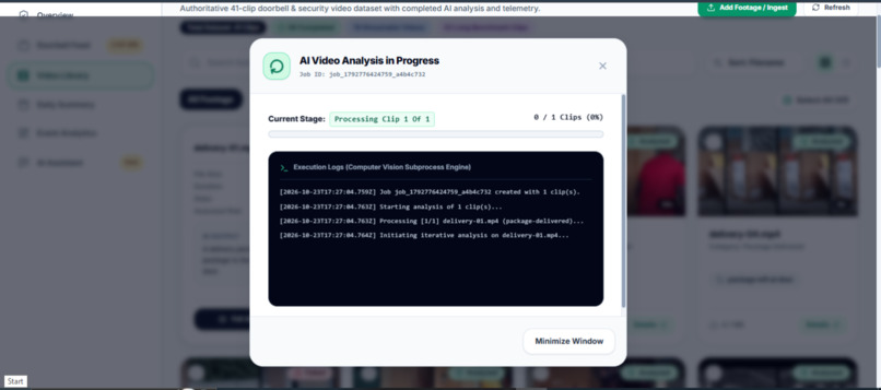 AegisVision: AI Doorbell Video Intelligence – screenshot 6