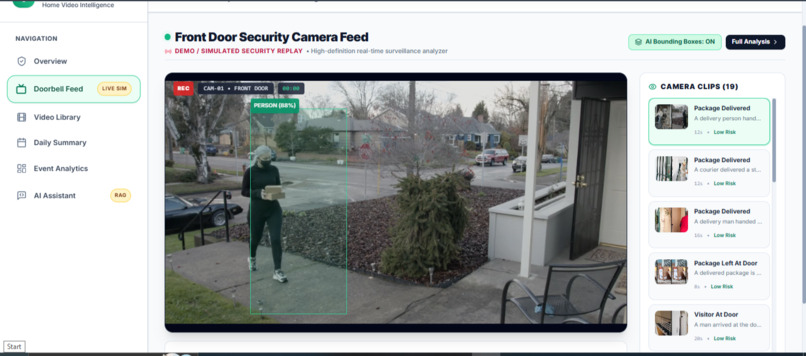 AegisVision: AI Doorbell Video Intelligence – screenshot 4