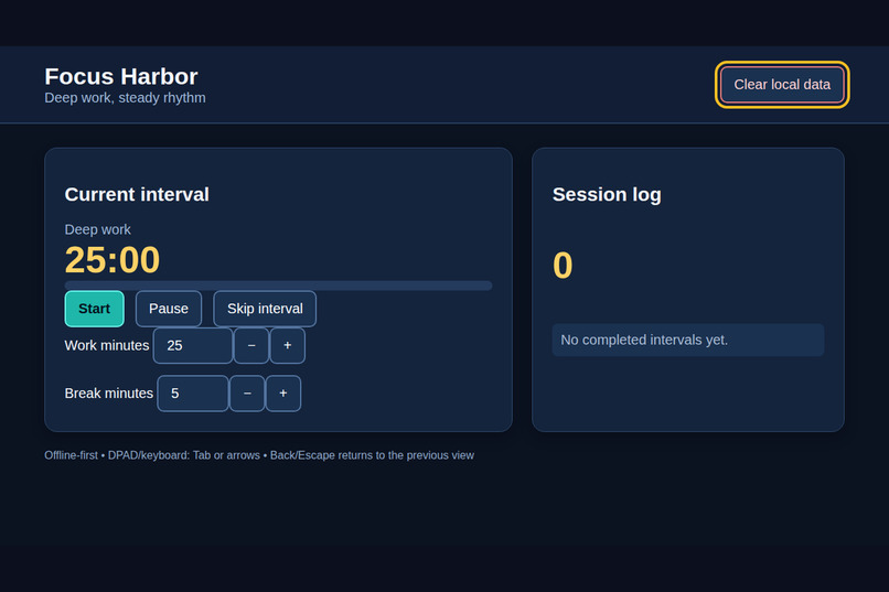 Focus Harbor – screenshot 1
